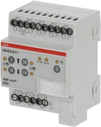 Schakel/Jaloezie aktor, residentieel KNX 8 voudig, 10 ampere