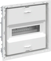Inbouwverdeler zonder sierlijst en deur, "basic", 12M, 1-rij, N/PE QT