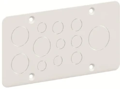 Flensplaat gesloten voor ComfortLine, plaatstalen uitvoering, v.v voor