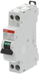 Installatieautomaat 1P+N, 6kA-10kA, D kar, 10A