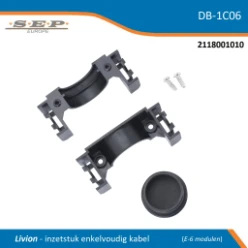 SEP DB (6) inzetstuk enkelvoudig kabel