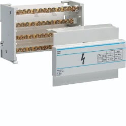 Inbouwunit met verdeelklemmen Aansluitklemmen Hager Verdelerklem 4-polig 125 A KJ01C