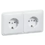 Wandcontactdoos Peha D 80.6512/3 W