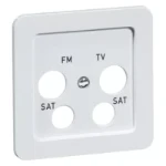 Onderdeel/centraalplaat communicatie-schakelmateriaal Peha D 80.610 TV/4A W
