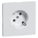 Wandcontactdoos Dialog Peha Dialog contactdoos SCHUKO, aluminium 45 graden 00315011