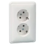 Wandcontactdoos Peha H 80.6512 WI W