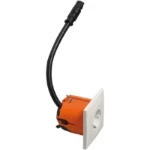 Wandcontactdoos Peha D 11.6611/571.02 SI RD30 LD