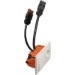 Schakelaar/wandcontactdoos combinatie Badora Peha Badora universele schakelaar (uit/wissel schakelaar),levend wit 00076391