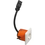 Wandcontactdoos Peha D 80.6611/671.02 SI WN30 LD