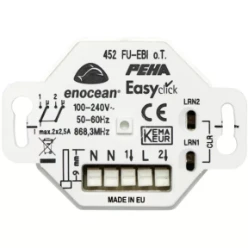 EnOcean Easyclickpro-inbouw-ontvanger, 2-kanaals, bidirectioneel