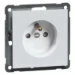 Schakelaar/wandcontactdoos combinatie Badora Peha Badora Socketline SCHUKO contactdoos, schroefklemmen, 2-polig, universele schakelaar (uit-/wisselschakelaar), zuiver wit 00075641
