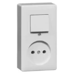 Schakelaar/wandcontactdoos combinatie Peha H 1996