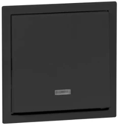 Nova klemwip 500-serie brillance, zwart met verlichting