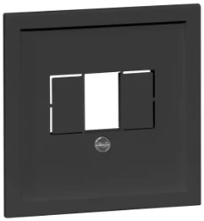 Nova centraalplaat voor stereo luidspreker, zwart