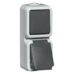 Schakelaar/wandcontactdoos combinatie Peha D 6666 WAB