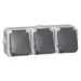 Wandcontactdoos Opbouw Peha D 6633 WAB WCD 3-V + RA 00306311