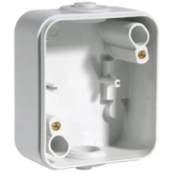 Opbouwbehuizing 1-voudig, grijs