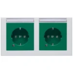 Wandcontactdoos Peha H 20.6612.422/682.022 SI NA LED/4 G