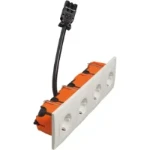 Wandcontactdoos Peha D 11.6614/574.02 SI GE30 LD H