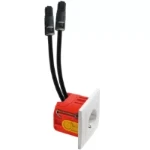 Wandcontactdoos Peha H 11.6611/571.02 DG RD30 BW