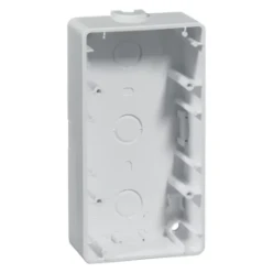 Dialog opbouwbehuizing 2-voudig, aluminium