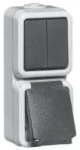 Schakelaar/wandcontactdoos combinatie Peha H 6665 WAB