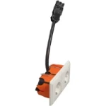 Wandcontactdoos Peha D 80.6612/672.02 SI WN30 LD H