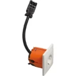 Wandcontactdoos Peha D 11.6611/571.02 SI GE30 LD