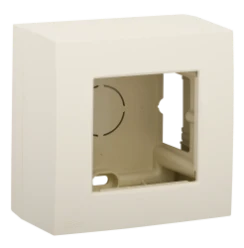 Opbouwbak inbouwschakelmateriaal Switches & Sockets Niko 100-80100 1-V OPB.DOOS CREME 100-80100