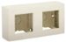 Opbouwbak inbouwschakelmateriaal Switches & Sockets Niko OPBOUWDOOS 2X CREAM 100-80200