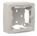 Opbouwbak inbouwschakelmateriaal Switches & Sockets Niko De enkelvoudige opbouwdoos heeft tot doel om in bepaalde omstandigheden bvb door de dikte van de wanden, toch een inbouwfunctie te kunnen plaatsen. Kan voor alle functies gebruikt worden met uitzond