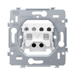 Sokkel voor enkelpolige schakelaar of enkelpolige controleschakelaar,