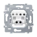 Installatieschakelaar Switches & Sockets Niko Mechanisme voor een enkelpolige schakelaar of enkelpolige controleschakelaar, met schroefbevestiging. Met een enkelpolige schakelaar kan je een lamp of een aantal parallel geschakelde lampen kan aan- of uitsch