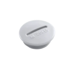 Spuitwaterdichte M20-blindstop, grijs
