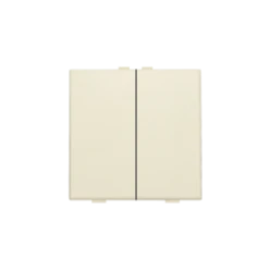 Tweevoudige drukknop voor Niko Home Control, cream