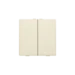 Tastsensor bussysteem Home Automation Niko Met deze drukknop voer je twee bedieningen uit. Hij wordt via een klikmechanisme op de muurprint bevestigd. Mechanisme inclusief toets. Afwerkingskleur: cream. 100-51002