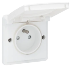 Spuitwaterdicht stopcontact 16 A met penaarde, beschermingsafsluiters