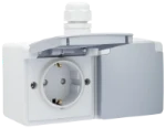 Wandcontactdoos NIKO Splashproof
