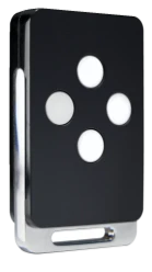 Draadloze mini-handzender met 1 kanaal en 4 bedieningsknoppen