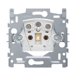 Sokkel voor stopcontact met penaarde en beschermingsafsluiters, inbouw