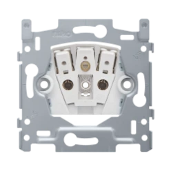 Sokkel voor stopcontact zonder aarding, inbouwdiepte 21 mm, 16 A, inst