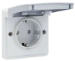 Wandcontactdoos Switches & Sockets Niko HYDRO WCD. RANDAARDE 700-36805
