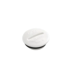 Spuitwaterdichte M20-blindstop, white