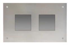 Frontplaat en inbouwdoos voor modulaire buitenpost