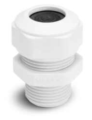 Spuitwaterdichte meerlaagse M20-wartel, wit