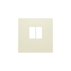 Afwerkingsset voor enkelvoudige luidsprekeraansluiting, cream