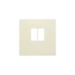 Onderdeel/centraalplaat communicatie-schakelmateriaal Switches & Sockets Niko Centraalplaat met een enkelvoudige luidsprekeringang. Afwerkingskleur: cream. 100-69801