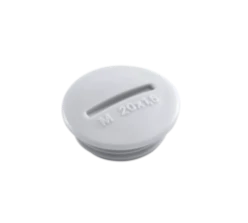 Spuitwaterdichte M20-blindstop, grijs