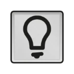 Lens drukknop/signaallamp Niko Splashproof