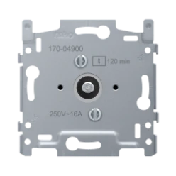 Sokkel voor 2-polige timer regelbaar tot 120 min, 16 A, schroefbevesti